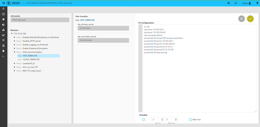 Config compliance remediation