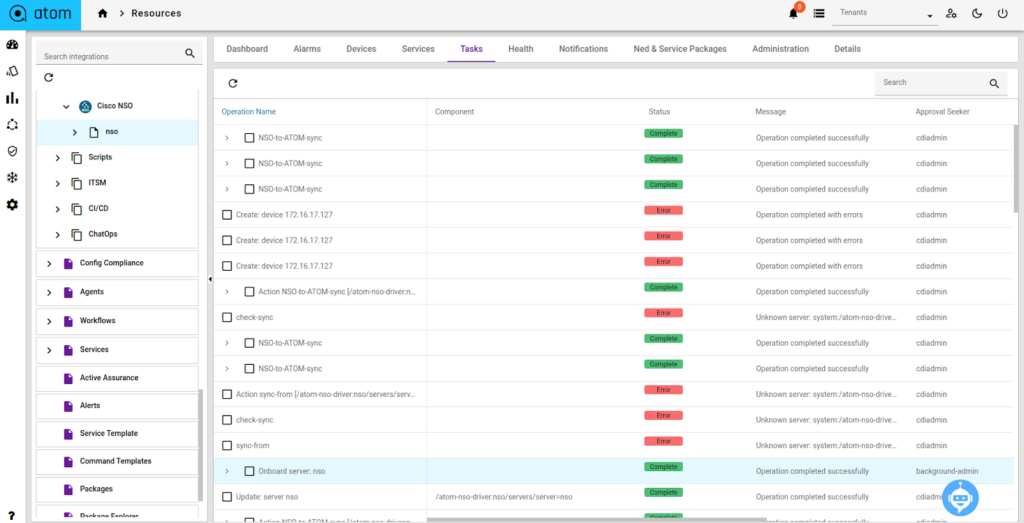 ATOM CISCO NSO Integration fig. 10